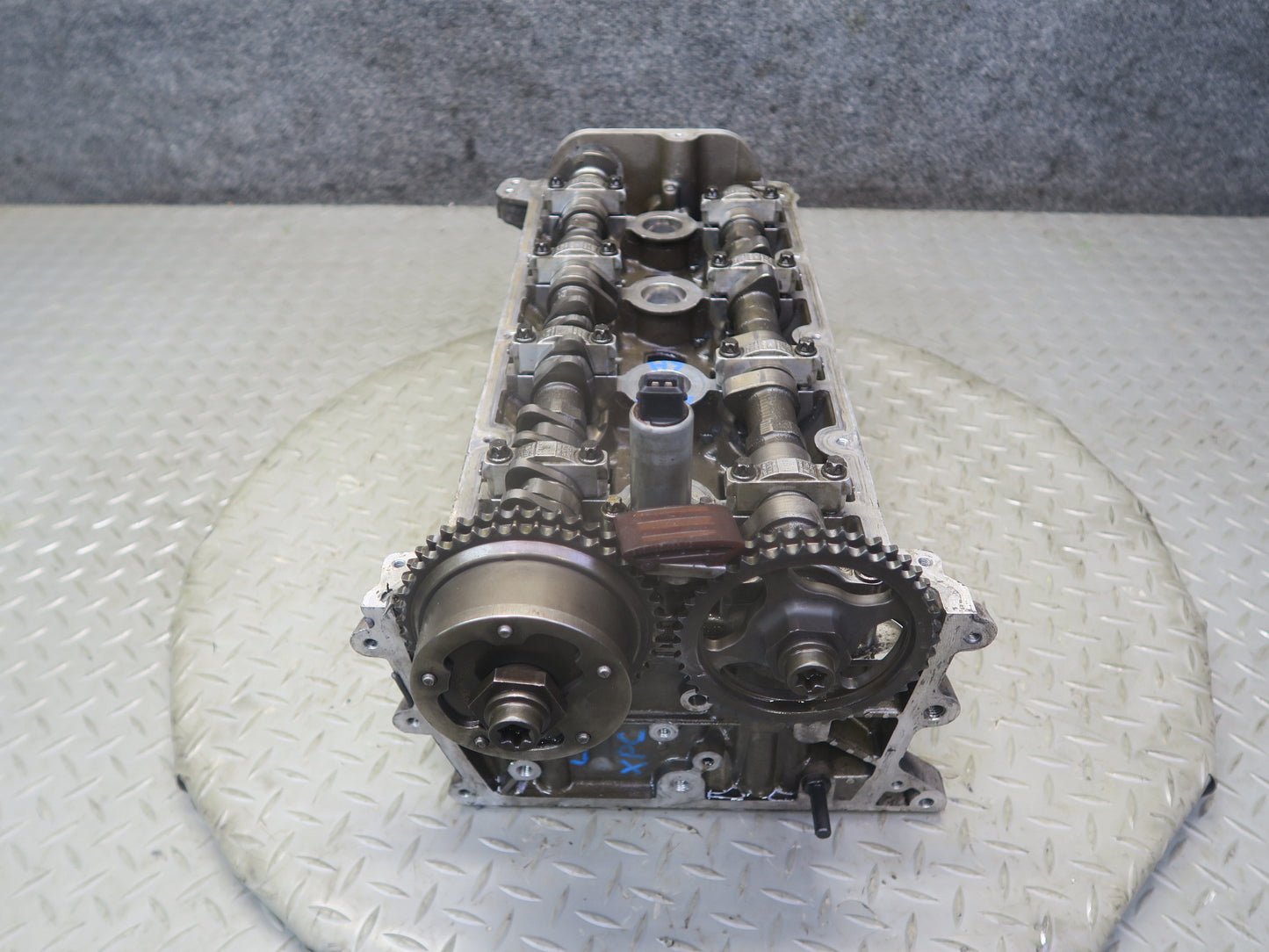 2008-2010 Porsche Cayenne 957 Turbo M48.51 Engine Left Cylinder Head w Camshafts