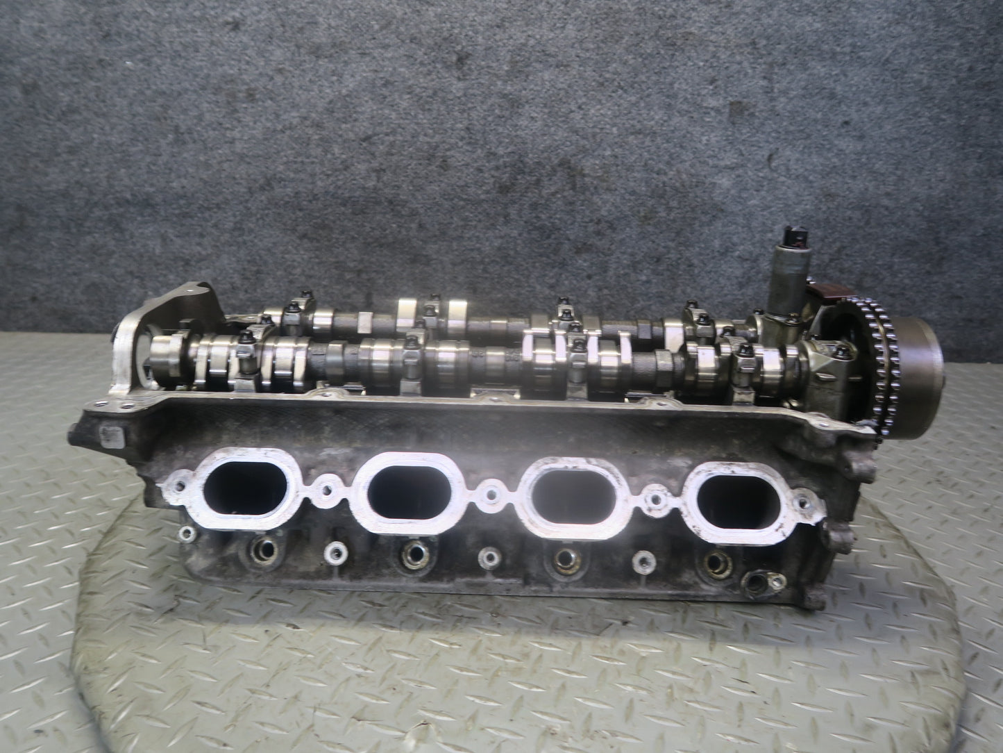 2008-2010 Porsche Cayenne 957 Turbo M48.51 Engine Left Cylinder Head w Camshafts