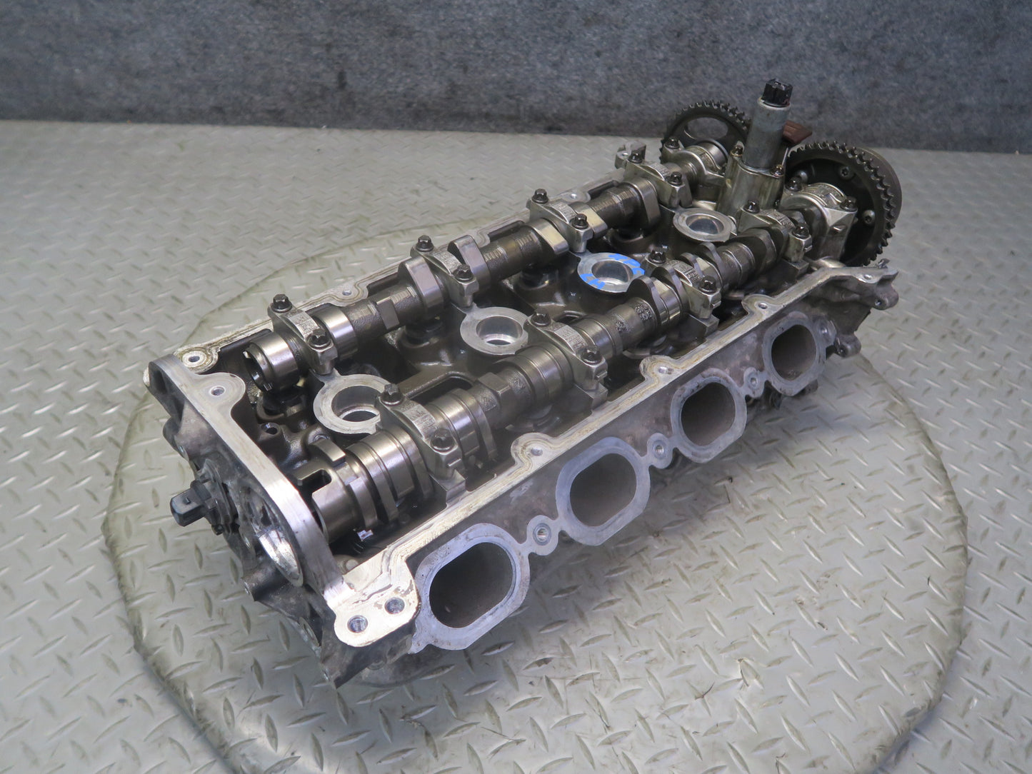 2008-2010 Porsche Cayenne 957 Turbo M48.51 Engine Left Cylinder Head w Camshafts
