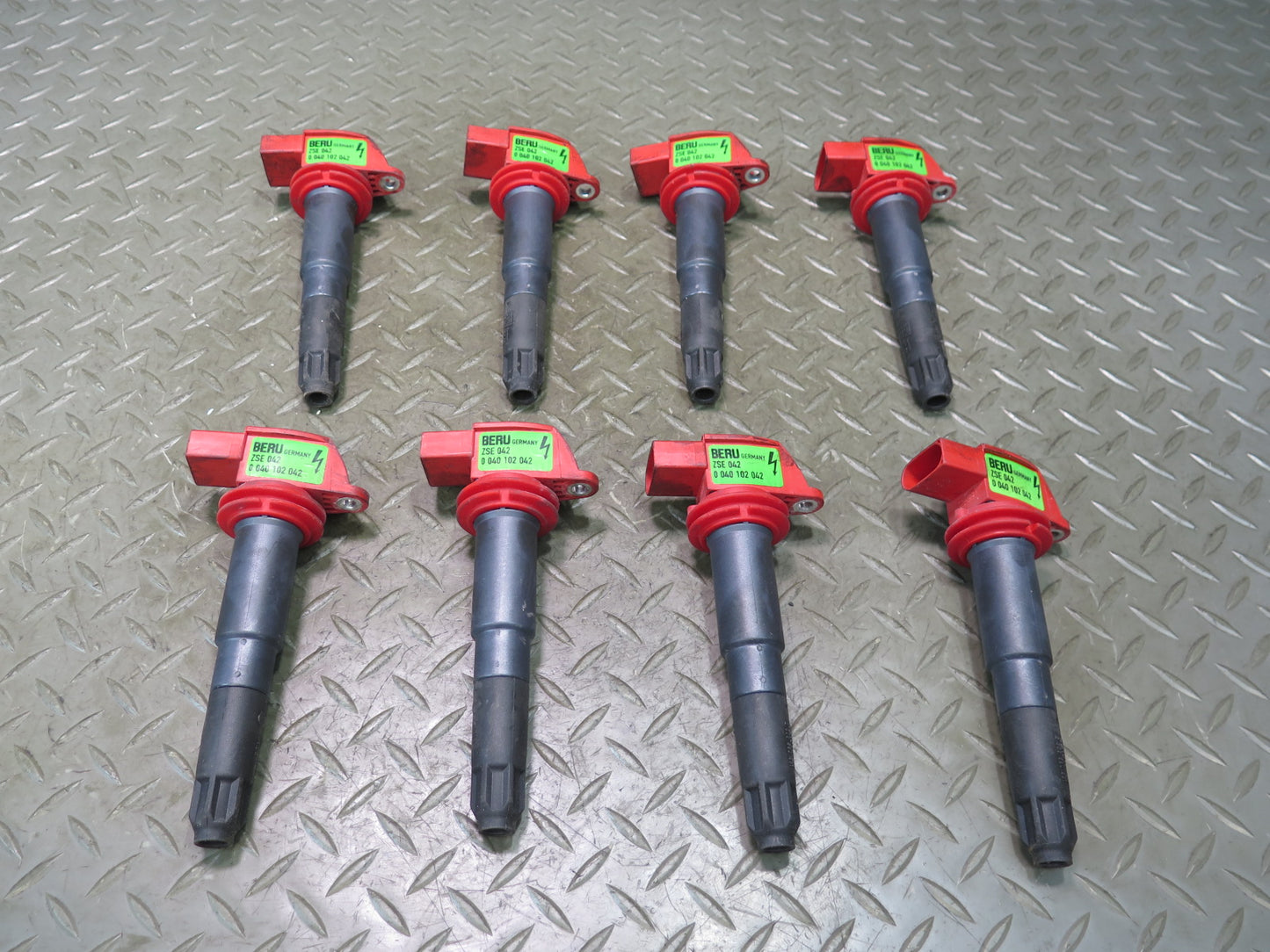 2008-2010 Porsche Cayenne 957 4.8L Engine Ignition Coil 0040102042 Set of 8