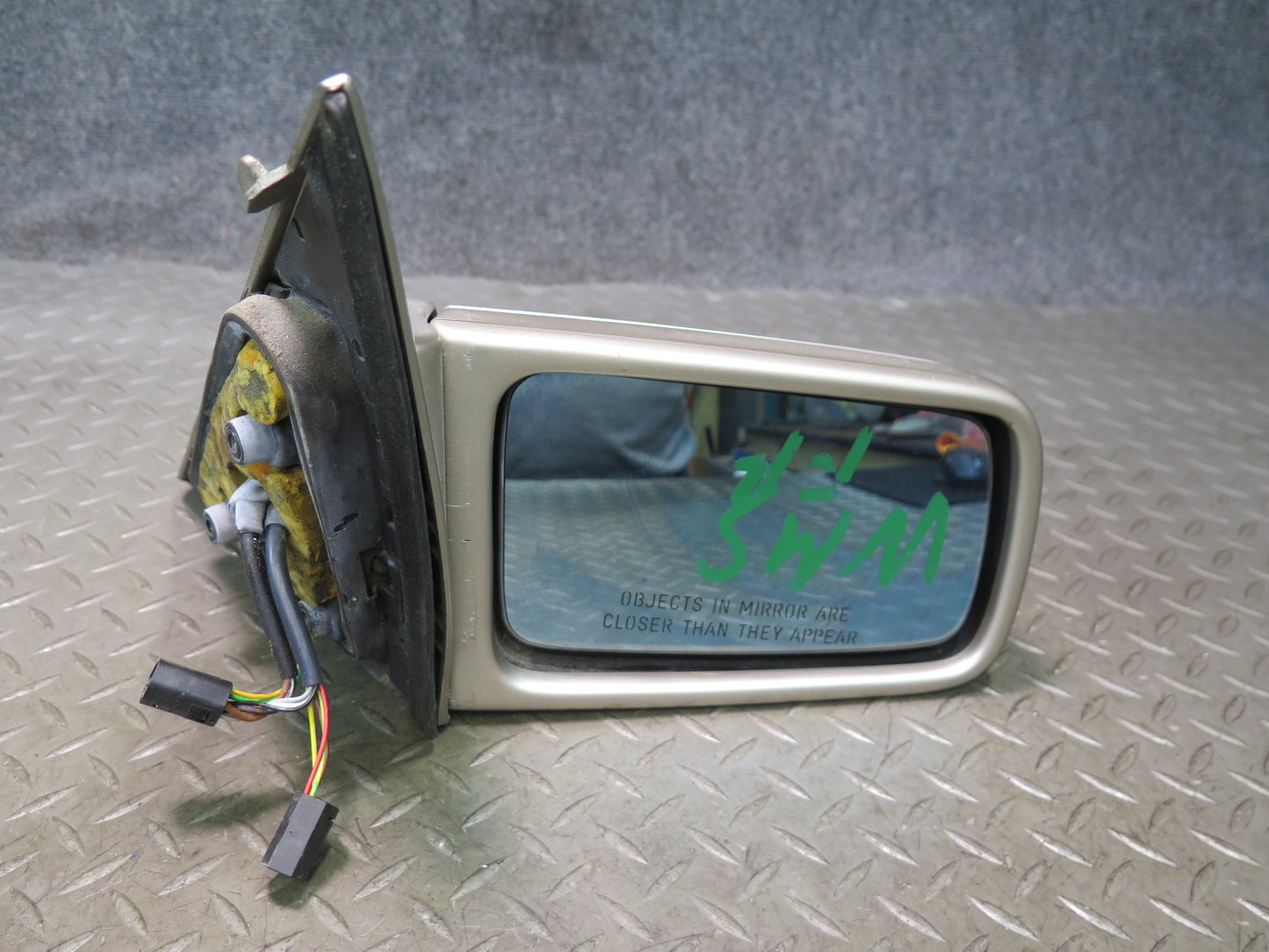 94-95 Mercedes W140 S500 Front Right Door Side View Heated Power Mirror OEM