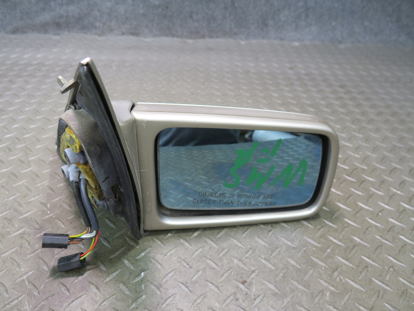 94-95 Mercedes W140 S500 Front Right Door Side View Heated Power Mirror OEM