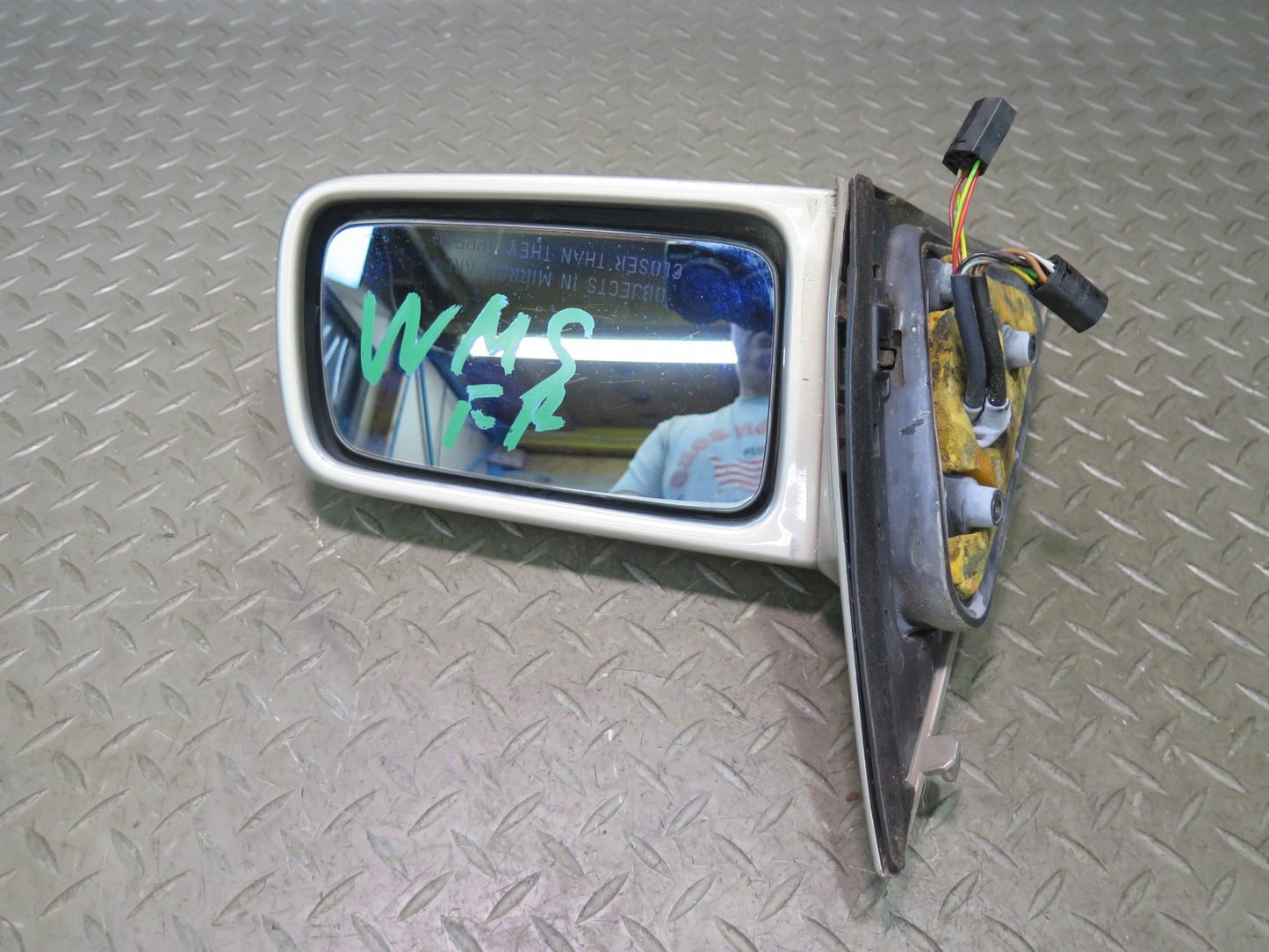 94-95 Mercedes W140 S500 Front Right Door Side View Heated Power Mirror OEM