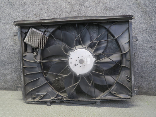 13-20 Mercedes R231 SL550 Engine Cooling Fan Motor Shroud 2129061002 OEM