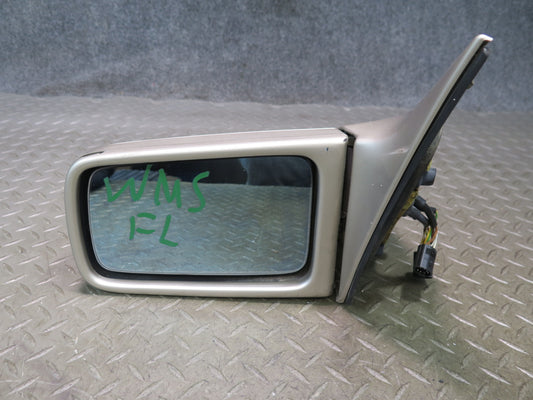 94-95 Mercedes W140 S500 Front Left Door Side View Heated Power Mirror Damaged