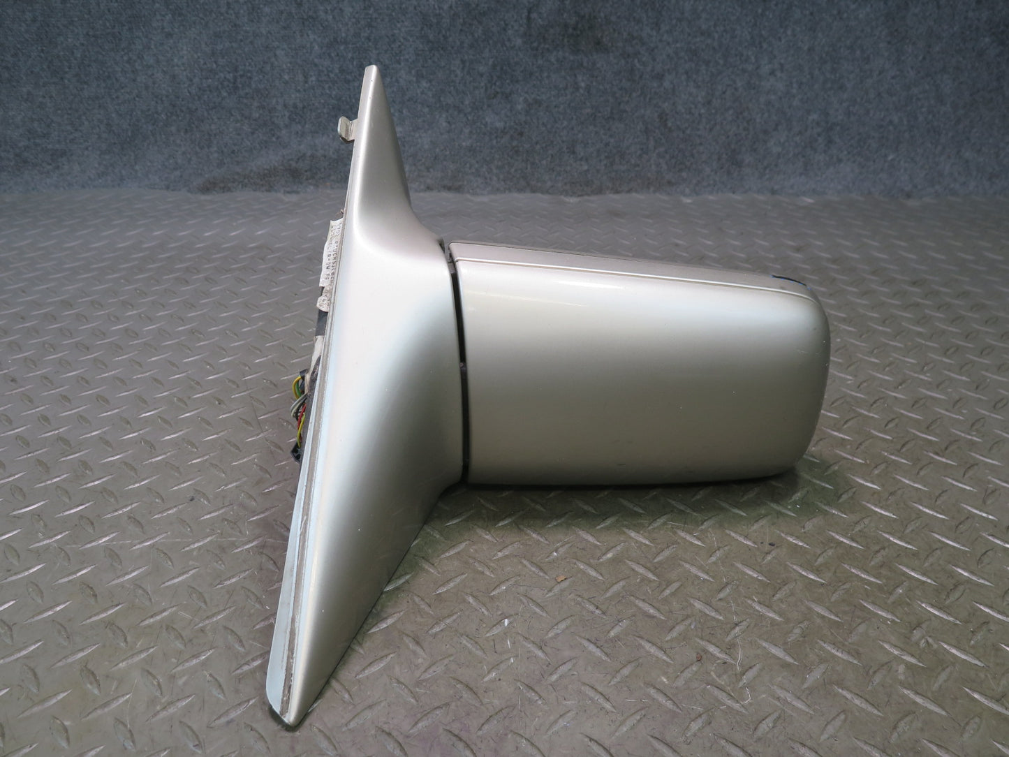 94-95 Mercedes W140 S500 Front Left Door Side View Heated Power Mirror Damaged