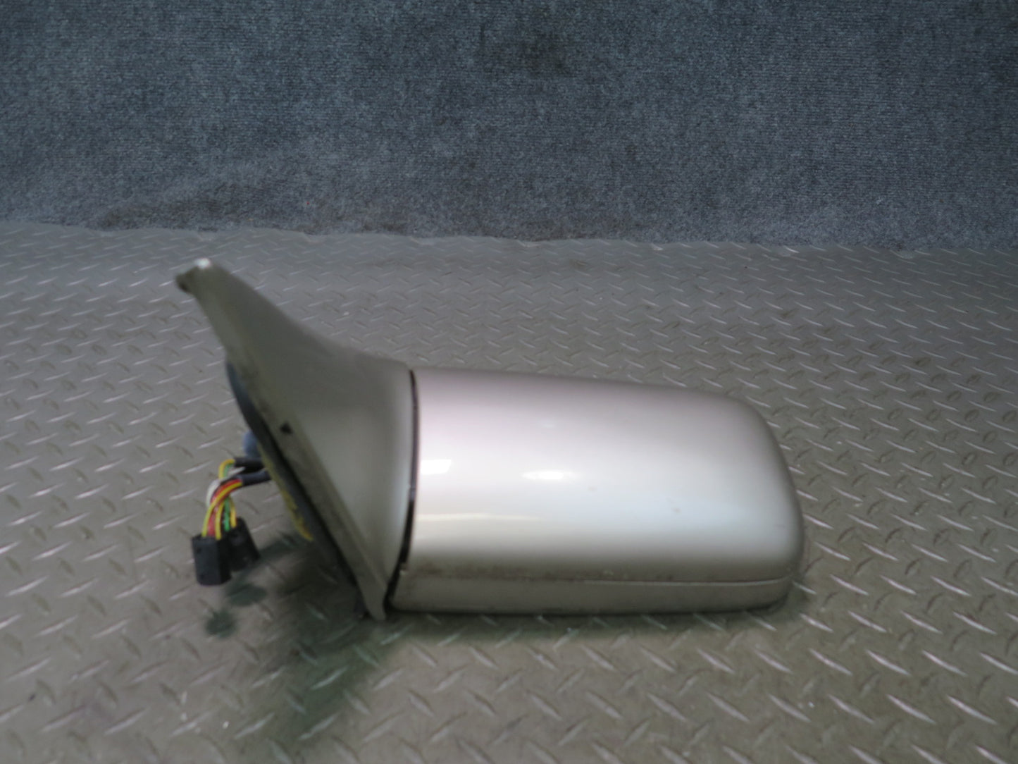 94-95 Mercedes W140 S500 Front Left Door Side View Heated Power Mirror Damaged