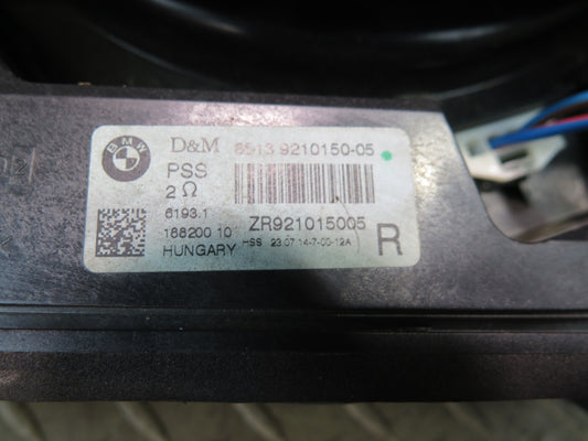 2012-2020 BMW F30 F82 F83 M4 Front Right Side Audio Speaker Subwoofer