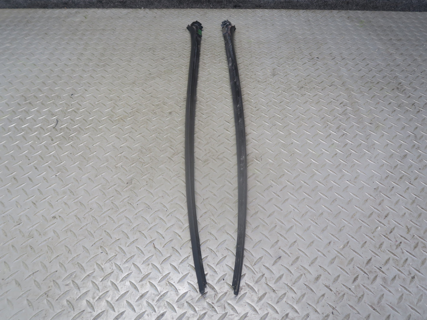 06-09 VW Golf MK5 R32 Set of 2 Windshield Exterior A Pillar Trim Molding OEM