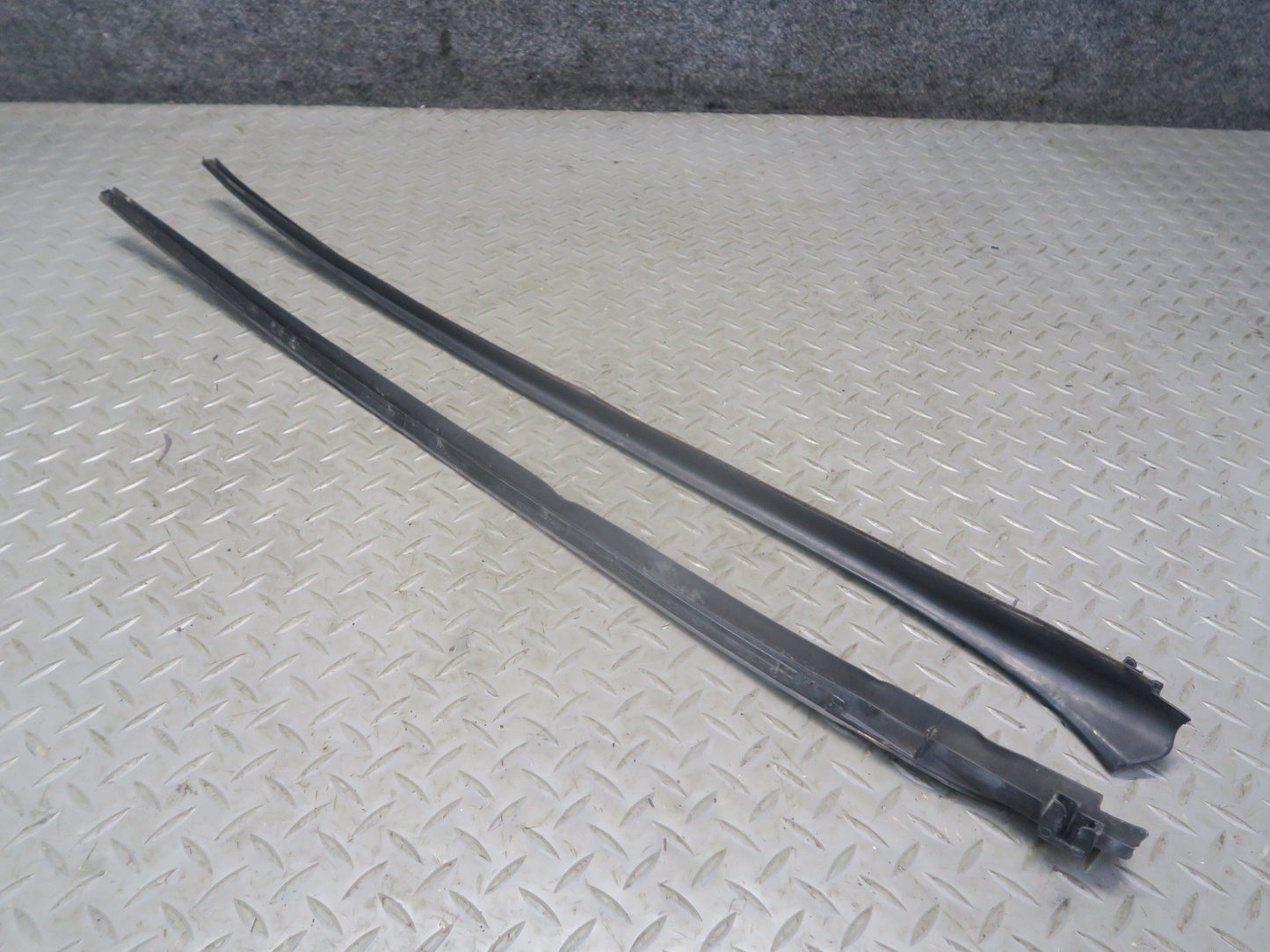 06-09 VW Golf MK5 R32 Set of 2 Windshield Exterior A Pillar Trim Molding OEM