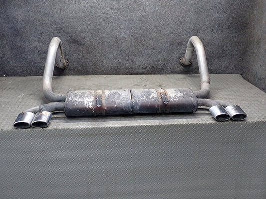 97-99 Chevrolet Corvette C5 Rear Left & Right Exhaust Muffler w Tips Set 45K OEM