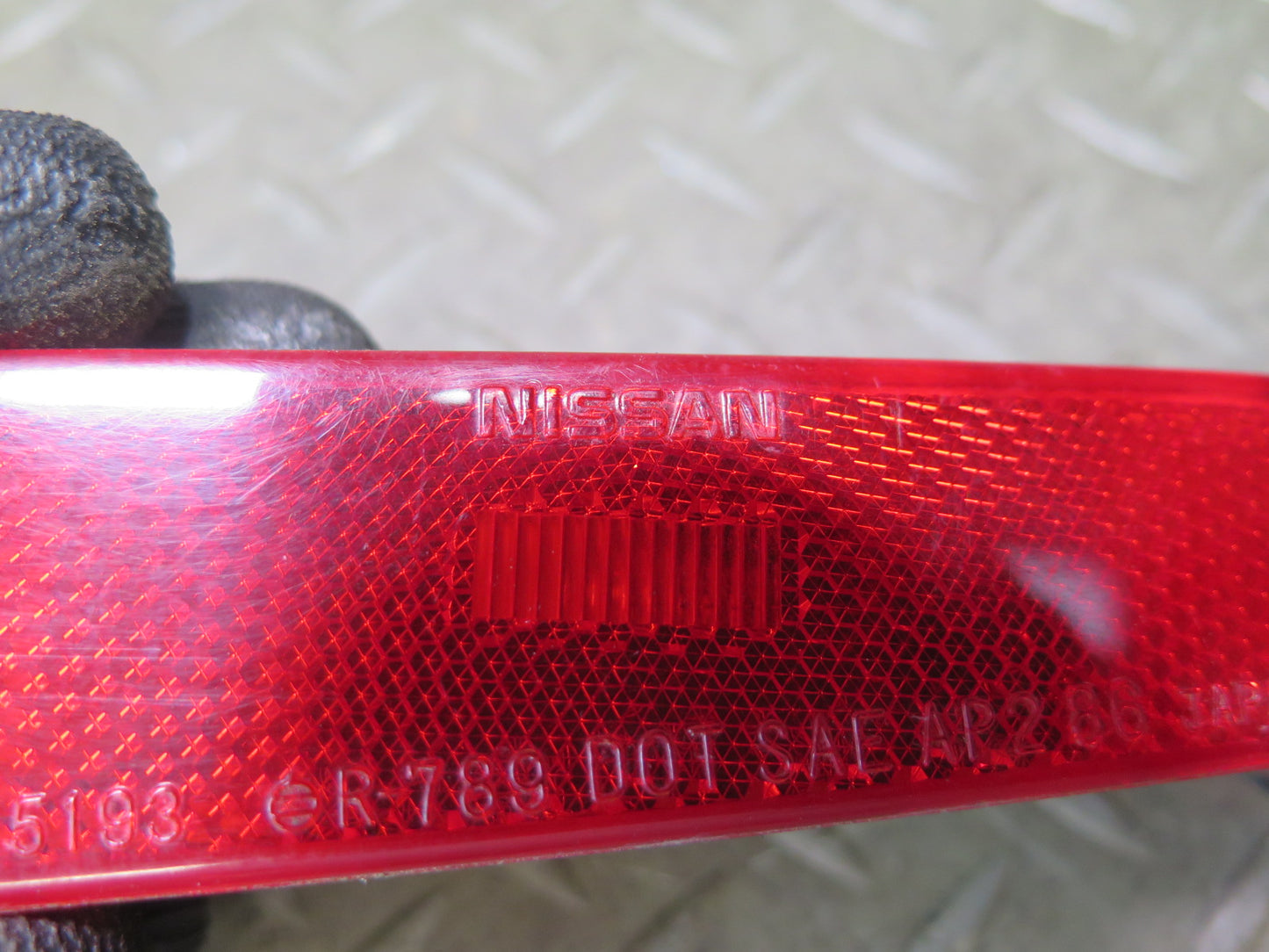 90-96 Nissan Z32 300ZX Set of 2 Rear Left & Right Bumper Marker Light Lamp OEM