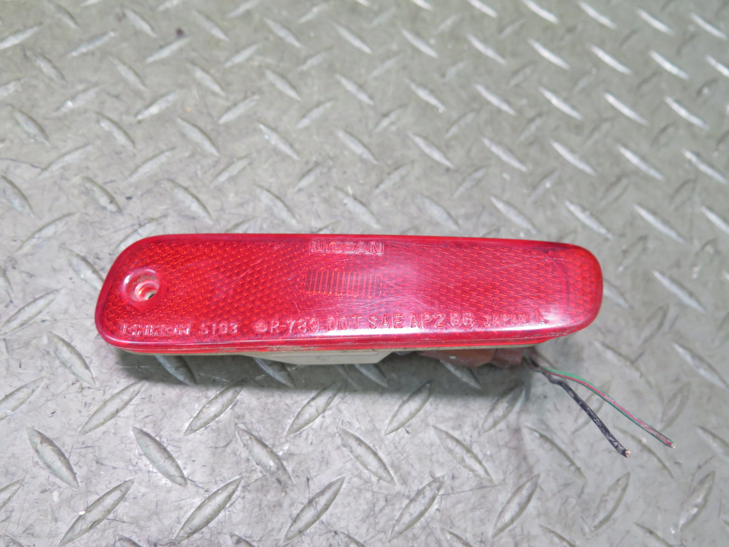 90-96 Nissan Z32 300ZX Set of 2 Rear Left & Right Bumper Marker Light Lamp OEM