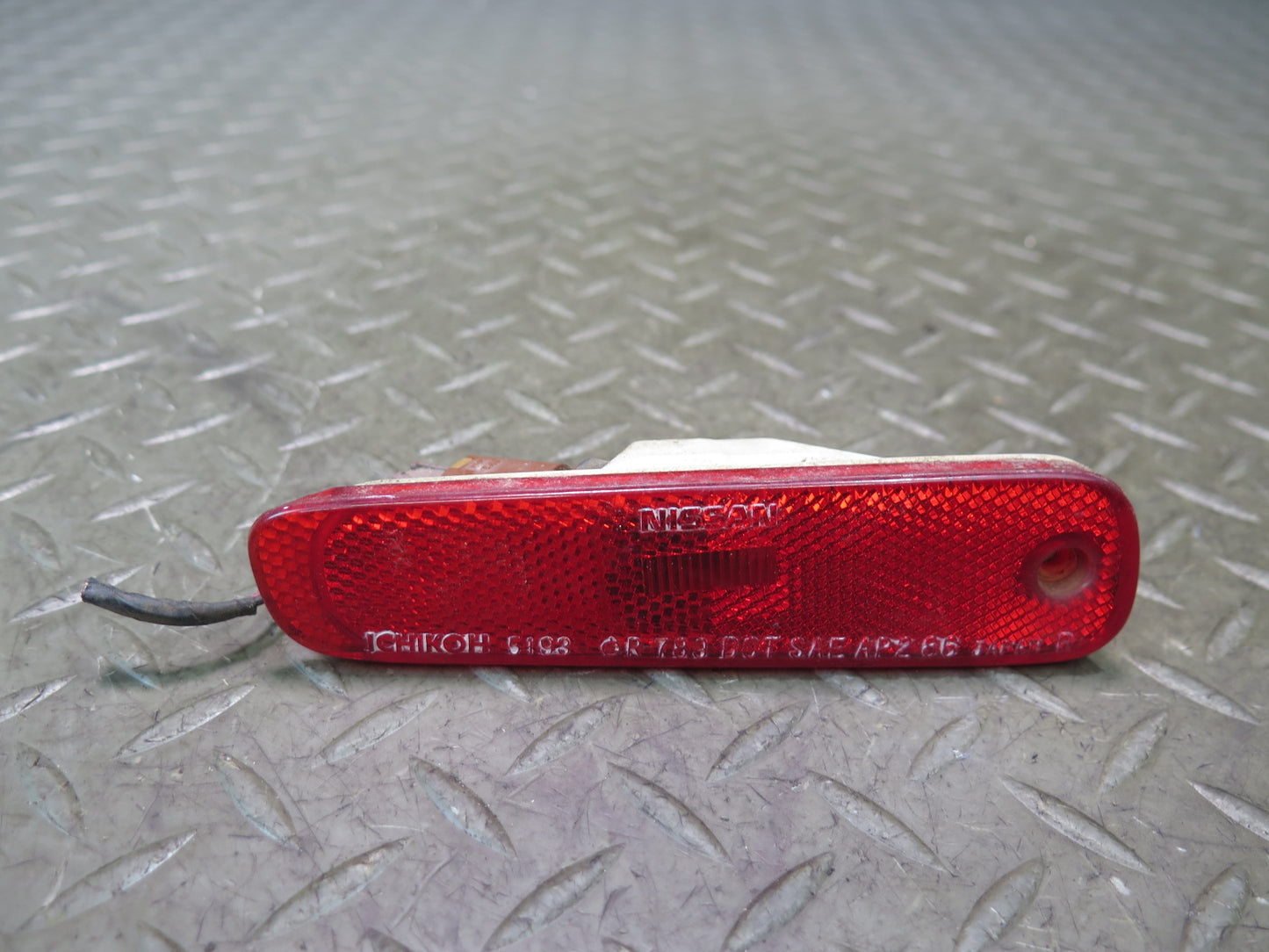 90-96 Nissan Z32 300ZX Set of 2 Rear Left & Right Bumper Marker Light Lamp OEM