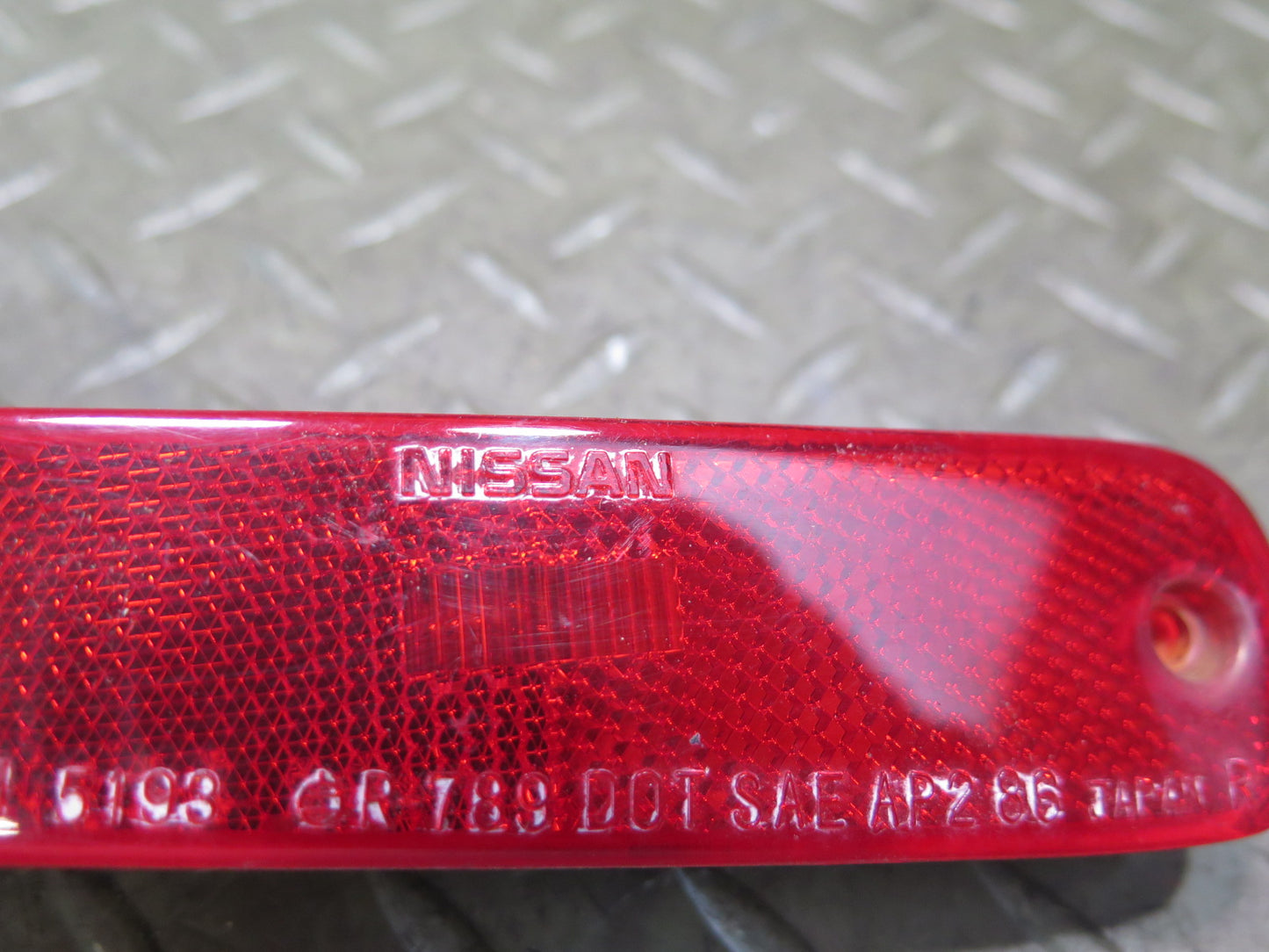 90-96 Nissan Z32 300ZX Set of 2 Rear Left & Right Bumper Marker Light Lamp OEM