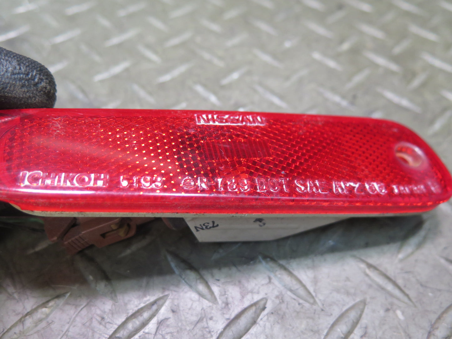 90-96 Nissan Z32 300ZX Set of 2 Rear Left & Right Bumper Marker Light Lamp OEM