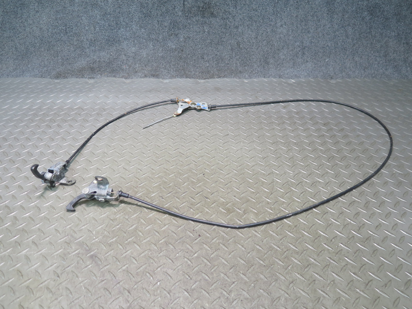 93-96 Nissan Z32 300ZX Convertible TOP Roof Lock Latch Cable Set OEM