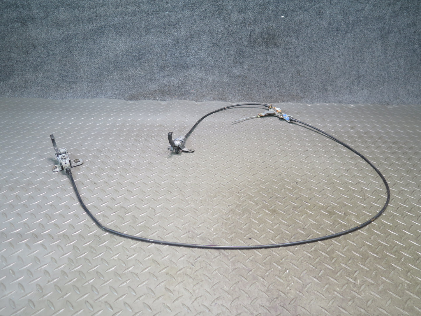 93-96 Nissan Z32 300ZX Convertible TOP Roof Lock Latch Cable Set OEM