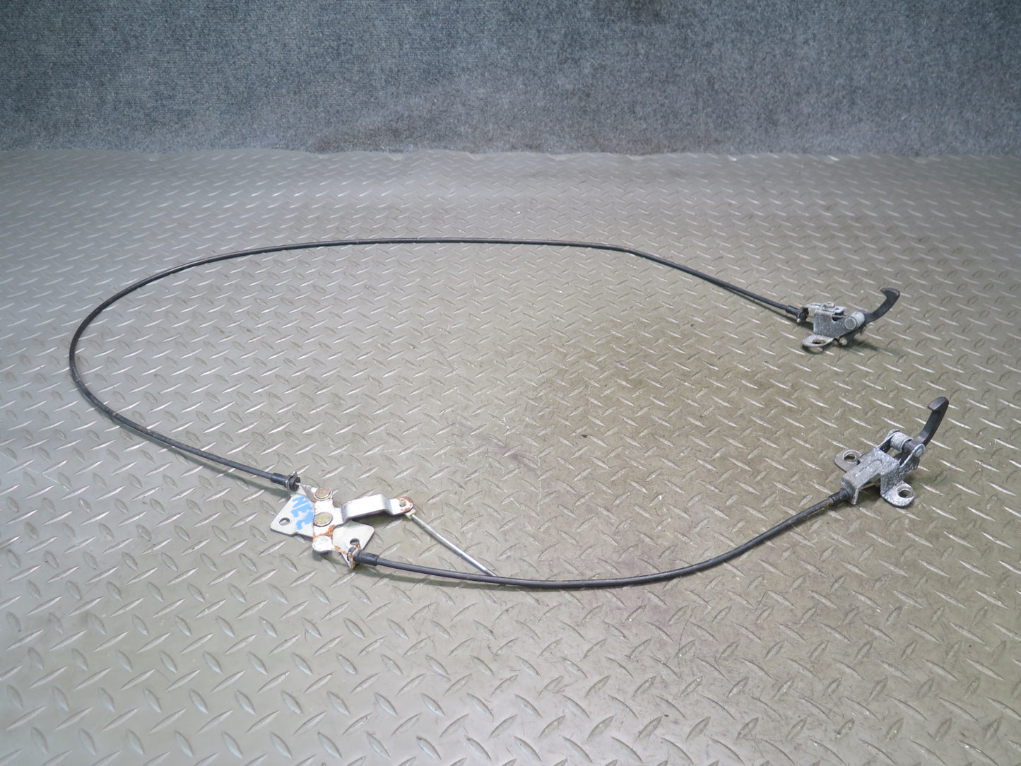 93-96 Nissan Z32 300ZX Convertible TOP Roof Lock Latch Cable Set OEM