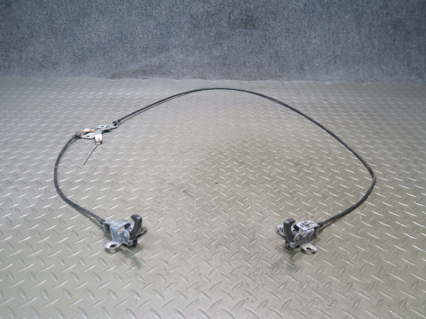 93-96 Nissan Z32 300ZX Convertible TOP Roof Lock Latch Cable Set OEM