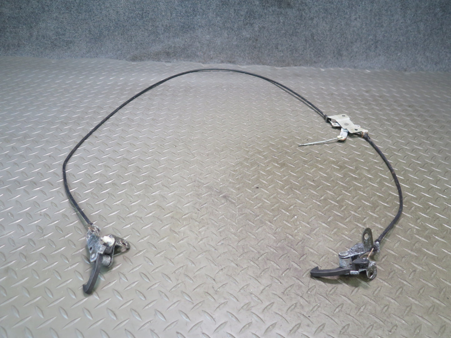 93-96 Nissan Z32 300ZX Convertible TOP Roof Lock Latch Cable Set OEM