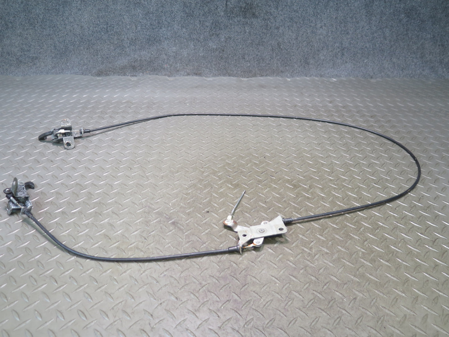 93-96 Nissan Z32 300ZX Convertible TOP Roof Lock Latch Cable Set OEM