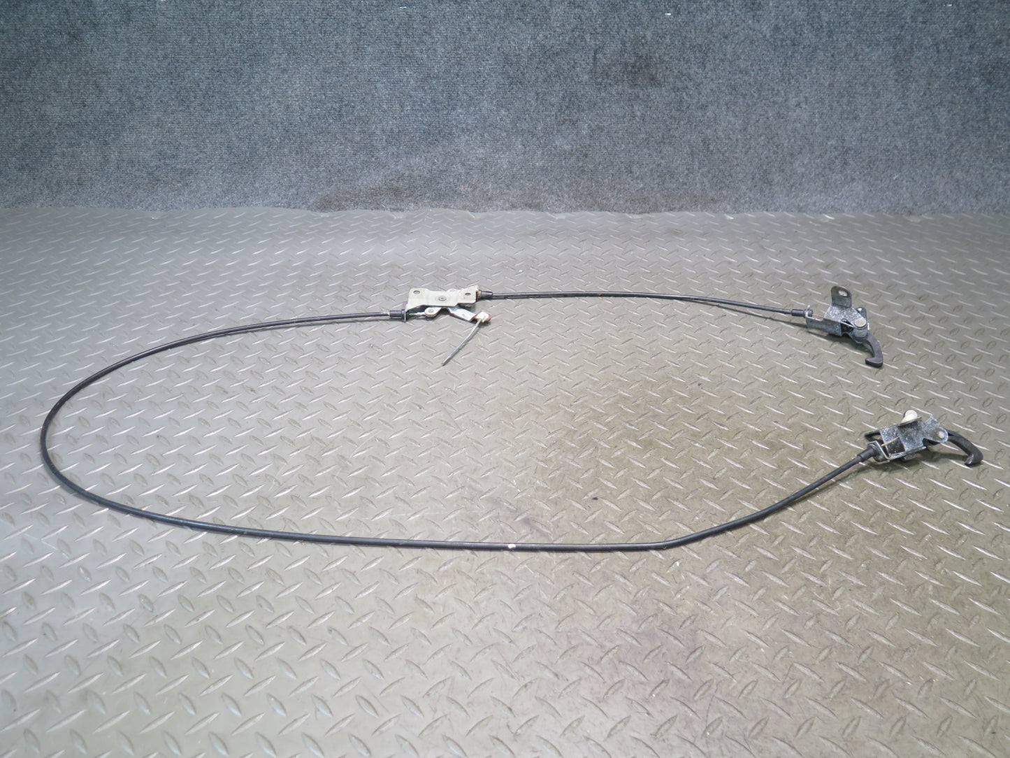 93-96 Nissan Z32 300ZX Convertible TOP Roof Lock Latch Cable Set OEM