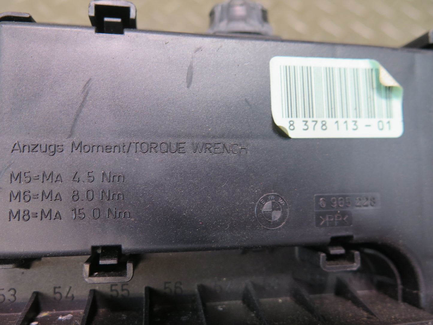 03-08 BMW E85 Z4 Dash Fuse Relay Box Module 8378113 OEM