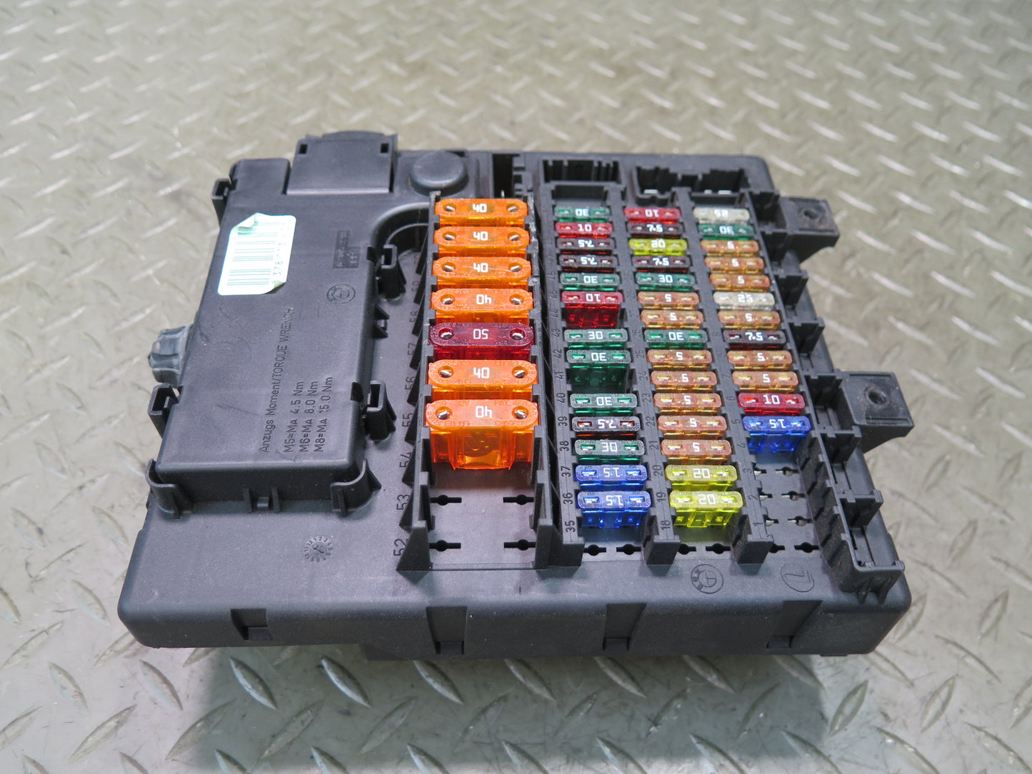 03-08 BMW E85 Z4 Dash Fuse Relay Box Module 8378113 OEM