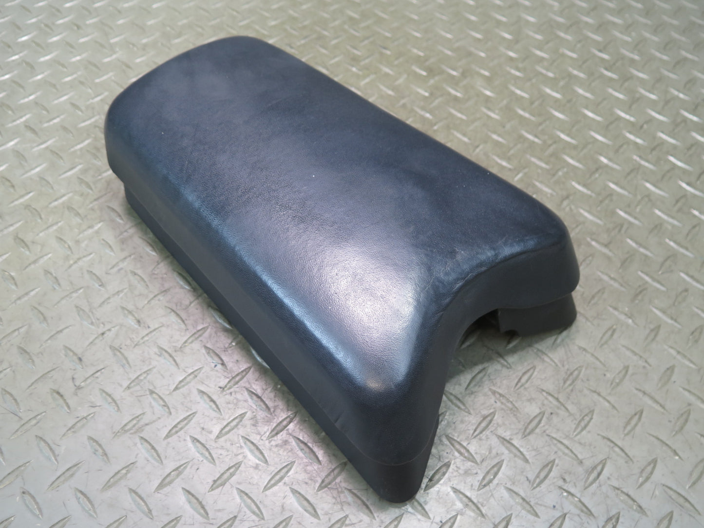 03-08 BMW E85 Z4 Center Console Leather Armrest Black OEM