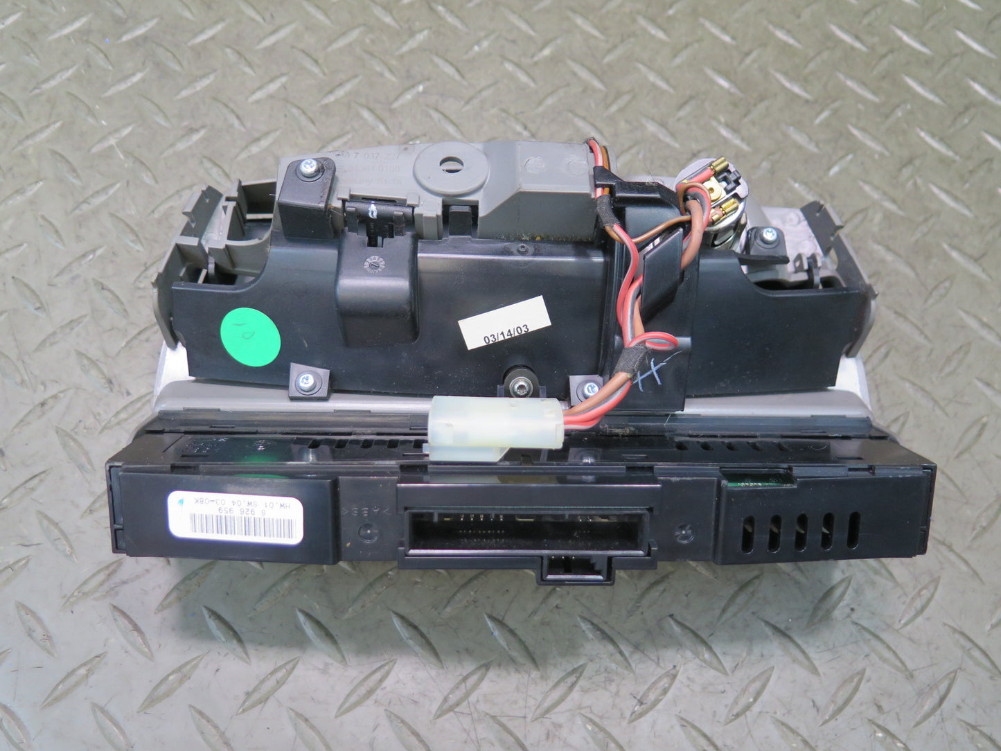 03-05 BMW E85 Z4 Roadster Center Console Roof Heated Switch Panel w Ashtray OEM