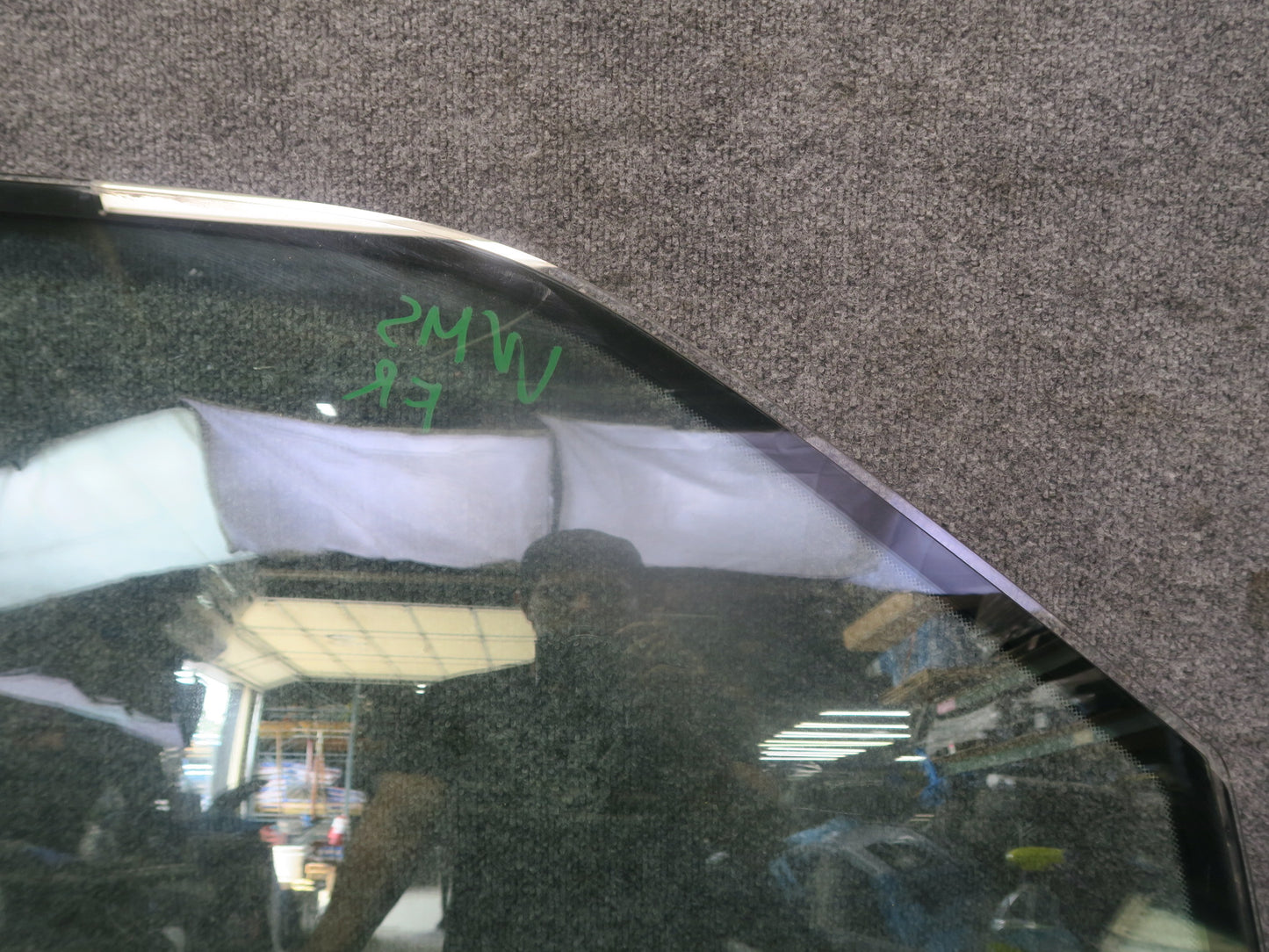 94-99 Mercedes W140 S420 S500 Front Right Door Glass Window OEM
