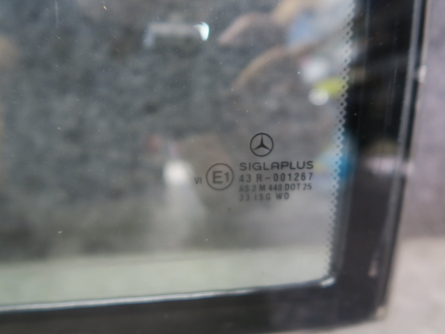 94-99 Mercedes W140 S420 S500 Rear Left Door Glass Window OEM