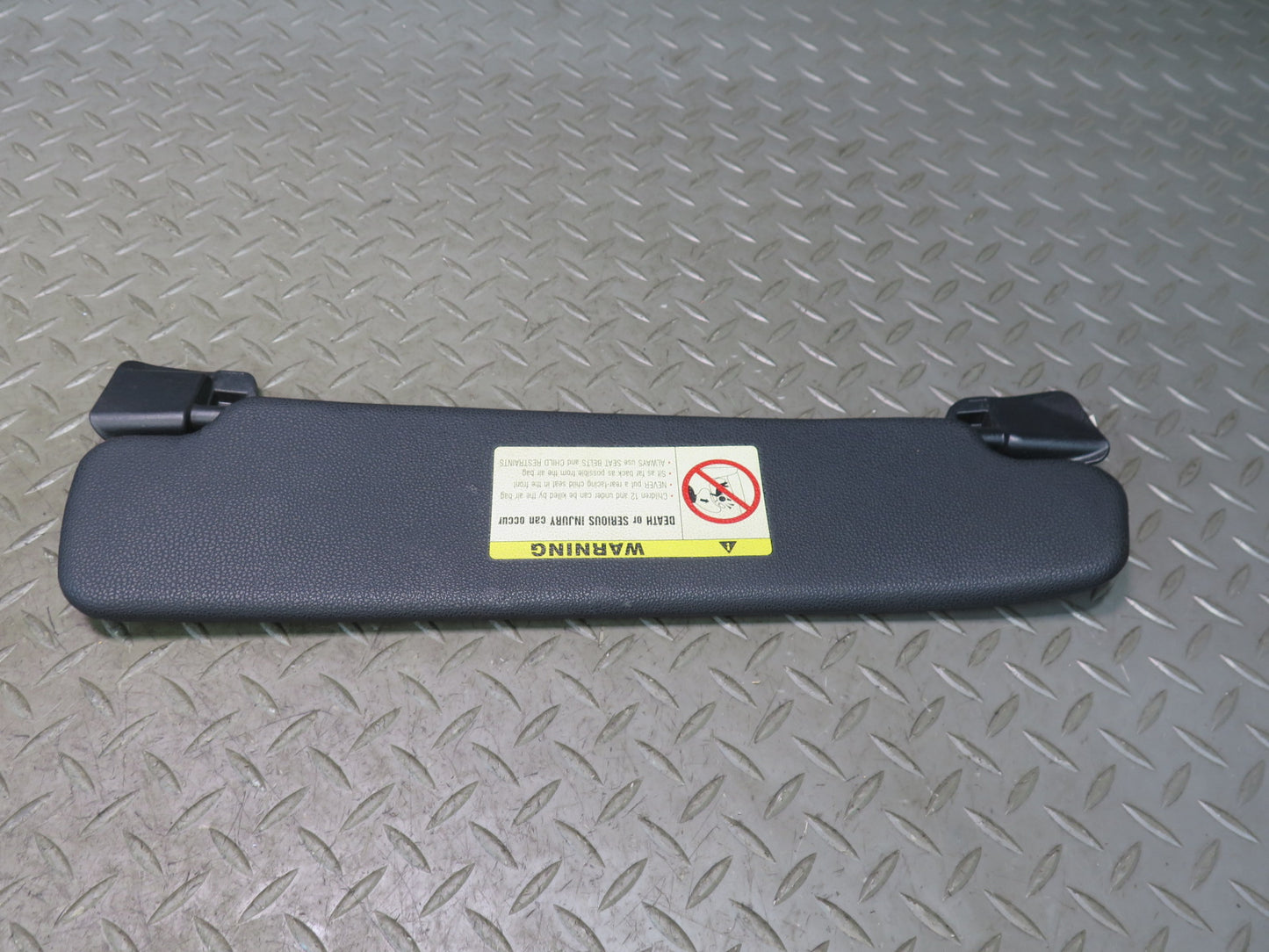 03-08 BMW E85 Z4 Convertible Set of 2 Front Left & Right Sun Visor Black OEM