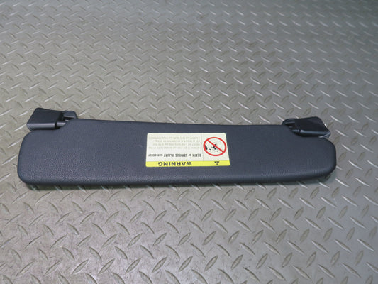 03-08 BMW E85 Z4 Convertible Set of 2 Front Left & Right Sun Visor Black OEM