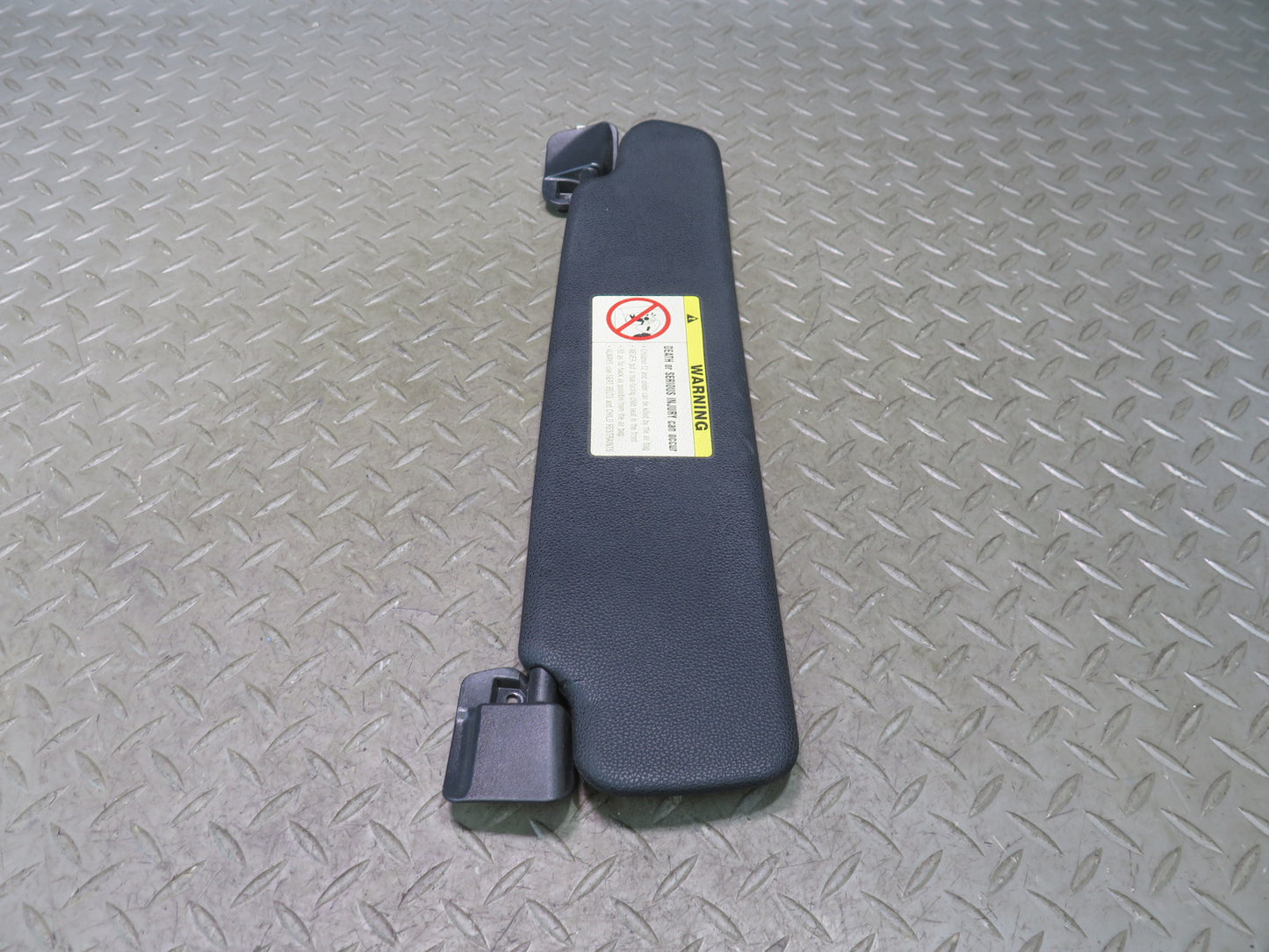 03-08 BMW E85 Z4 Convertible Set of 2 Front Left & Right Sun Visor Black OEM