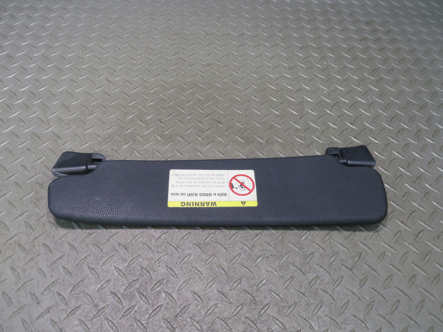 03-08 BMW E85 Z4 Convertible Set of 2 Front Left & Right Sun Visor Black OEM