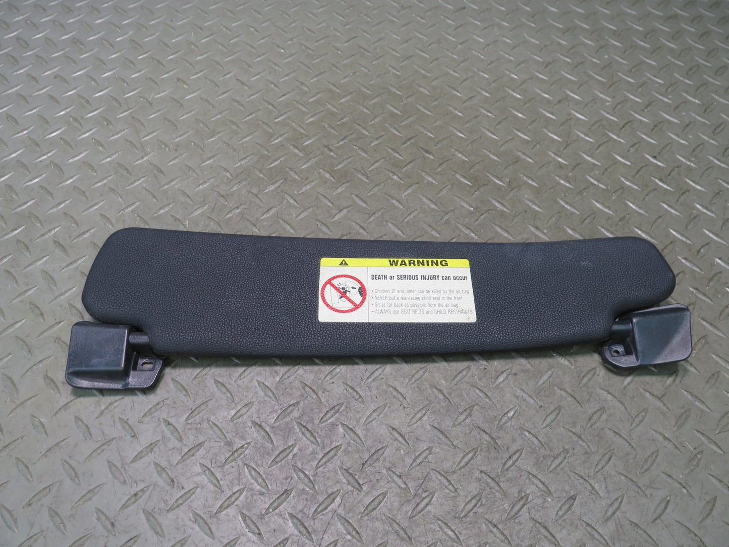 03-08 BMW E85 Z4 Convertible Set of 2 Front Left & Right Sun Visor Black OEM