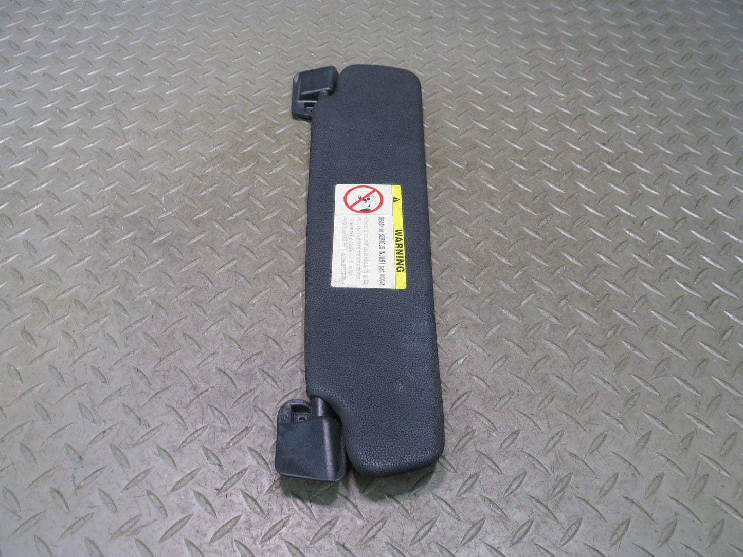 03-08 BMW E85 Z4 Convertible Set of 2 Front Left & Right Sun Visor Black OEM