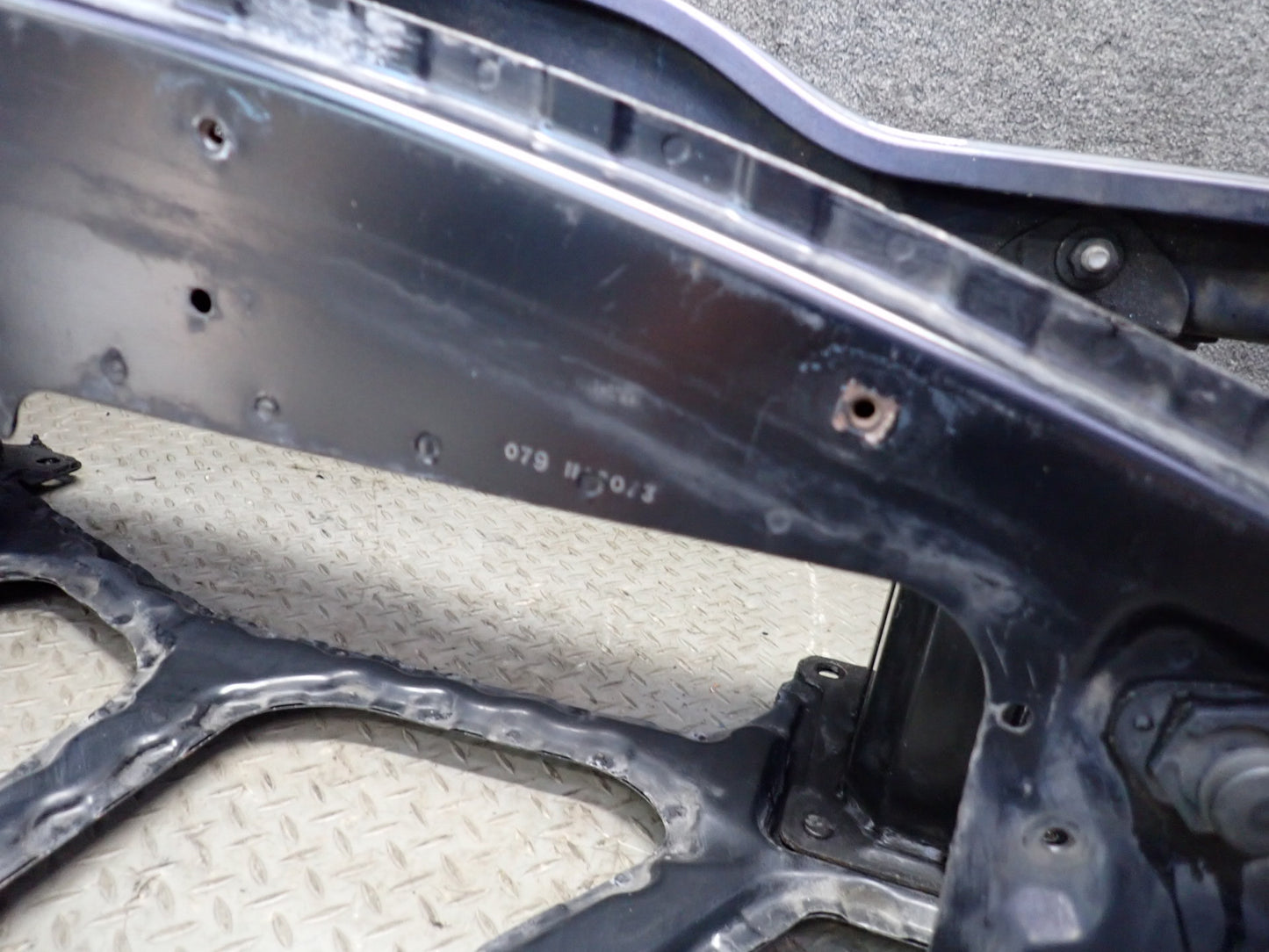 03-08 BMW E85 Z4 3.0L Engine Radiator Core Support Frame Panel OEM