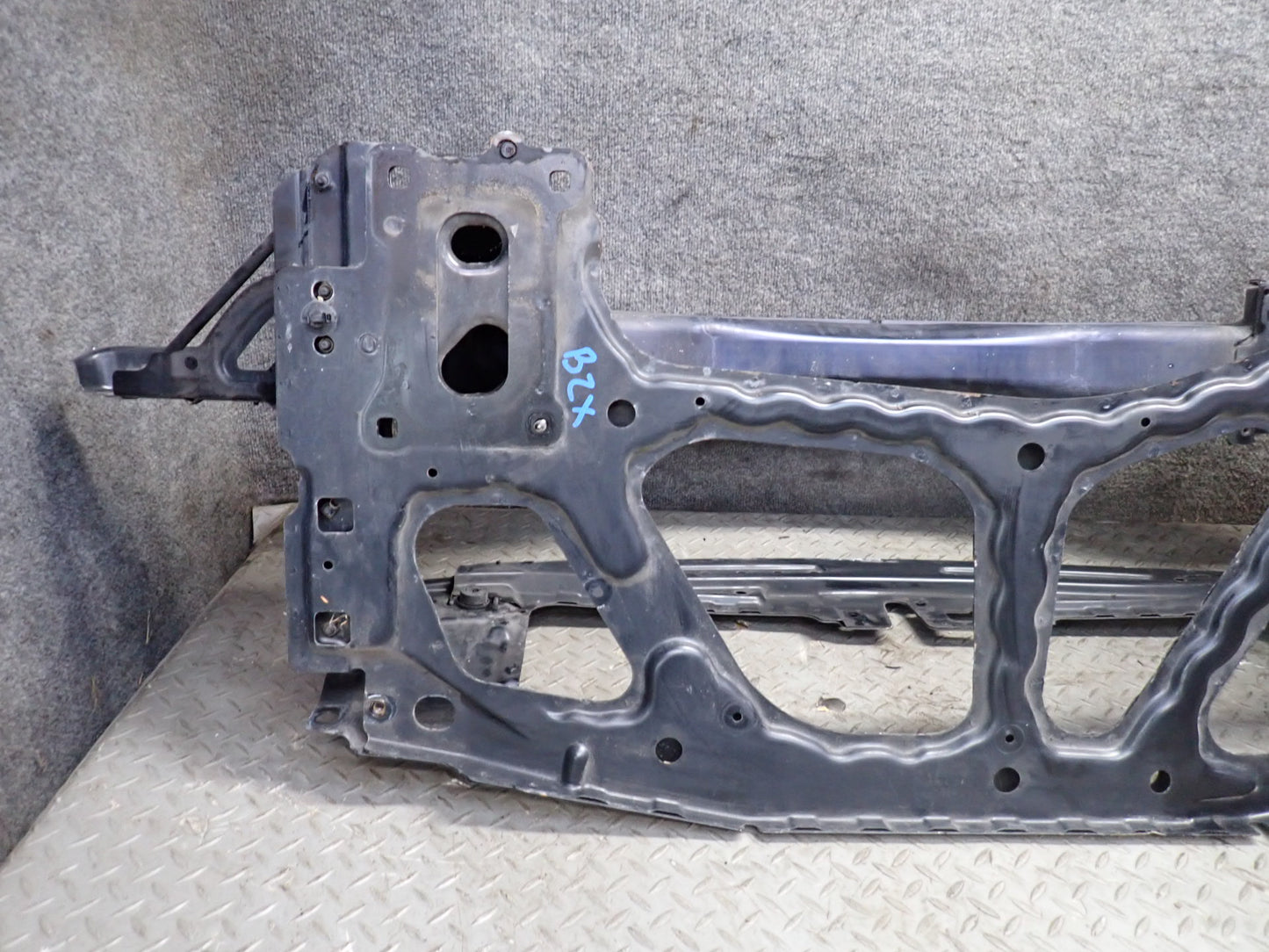 03-08 BMW E85 Z4 3.0L Engine Radiator Core Support Frame Panel OEM