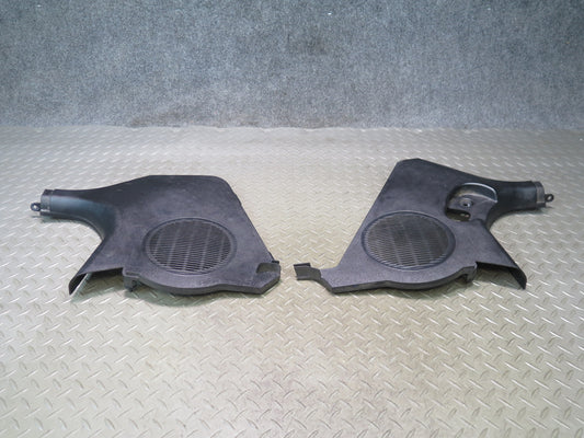 03-08 BMW E86 E85 Z4 Set of 2 Front Left & Right Kick Trim Cover Panel Black OEM