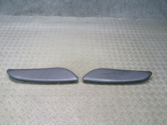 03-08 BMW E85 Z4 Set of 2 Center Console Left & Right Knee Pad Trim Black OEM