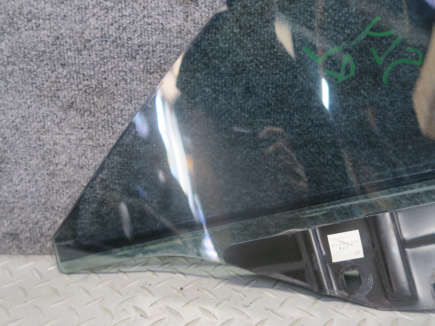 13-20 Mercedes R231 SL550 Convertible Rear Left Quarter Glass Window OEM