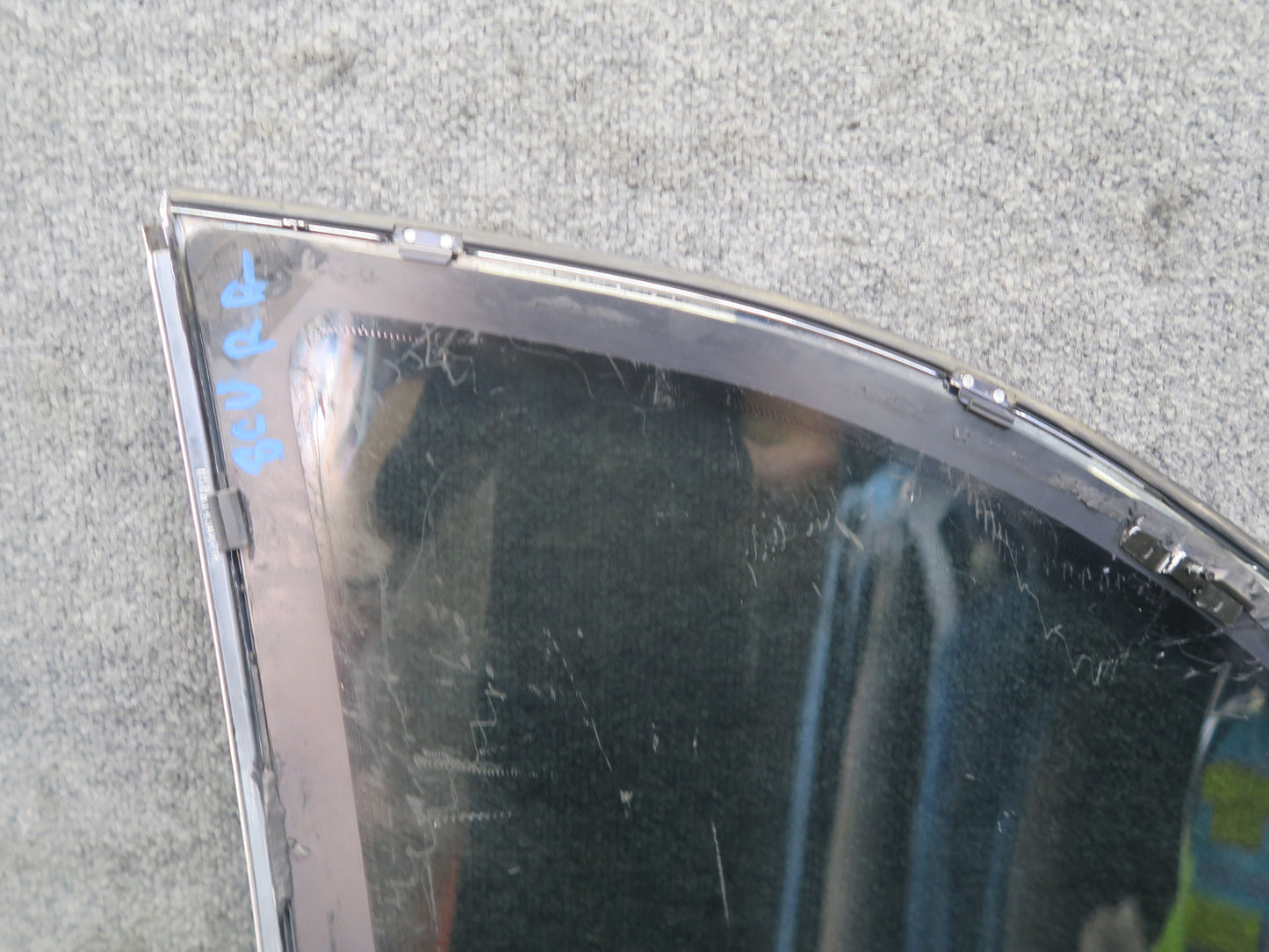 97-00 Lexus UZZ30L SC300 SC400 Rear Right Quarter Glass Window w Molding OEM