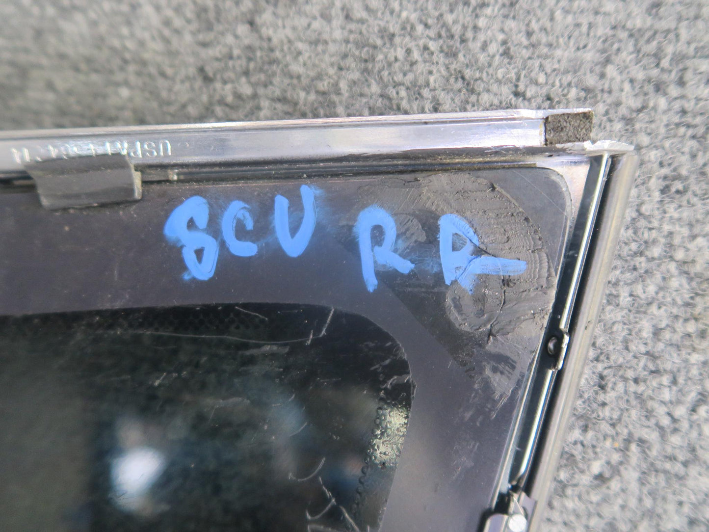 97-00 Lexus UZZ30L SC300 SC400 Rear Right Quarter Glass Window w Molding OEM