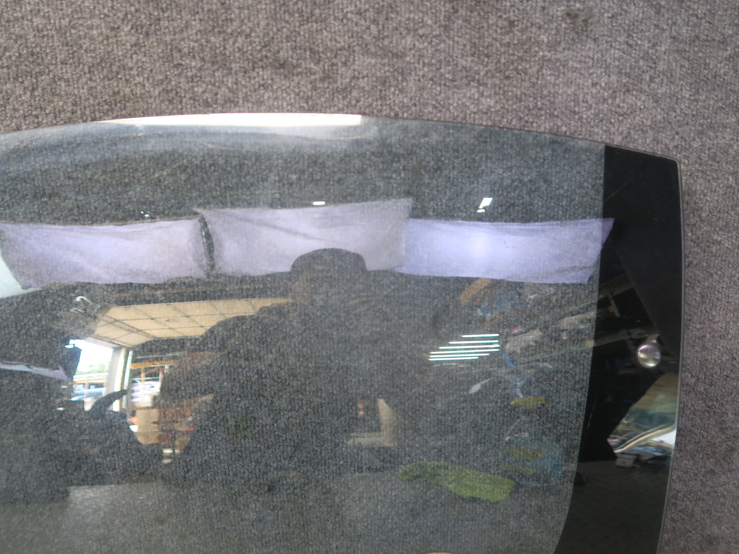 90-93 Nissan 300ZX Z32 2+0 Left Door Glass Window OEM