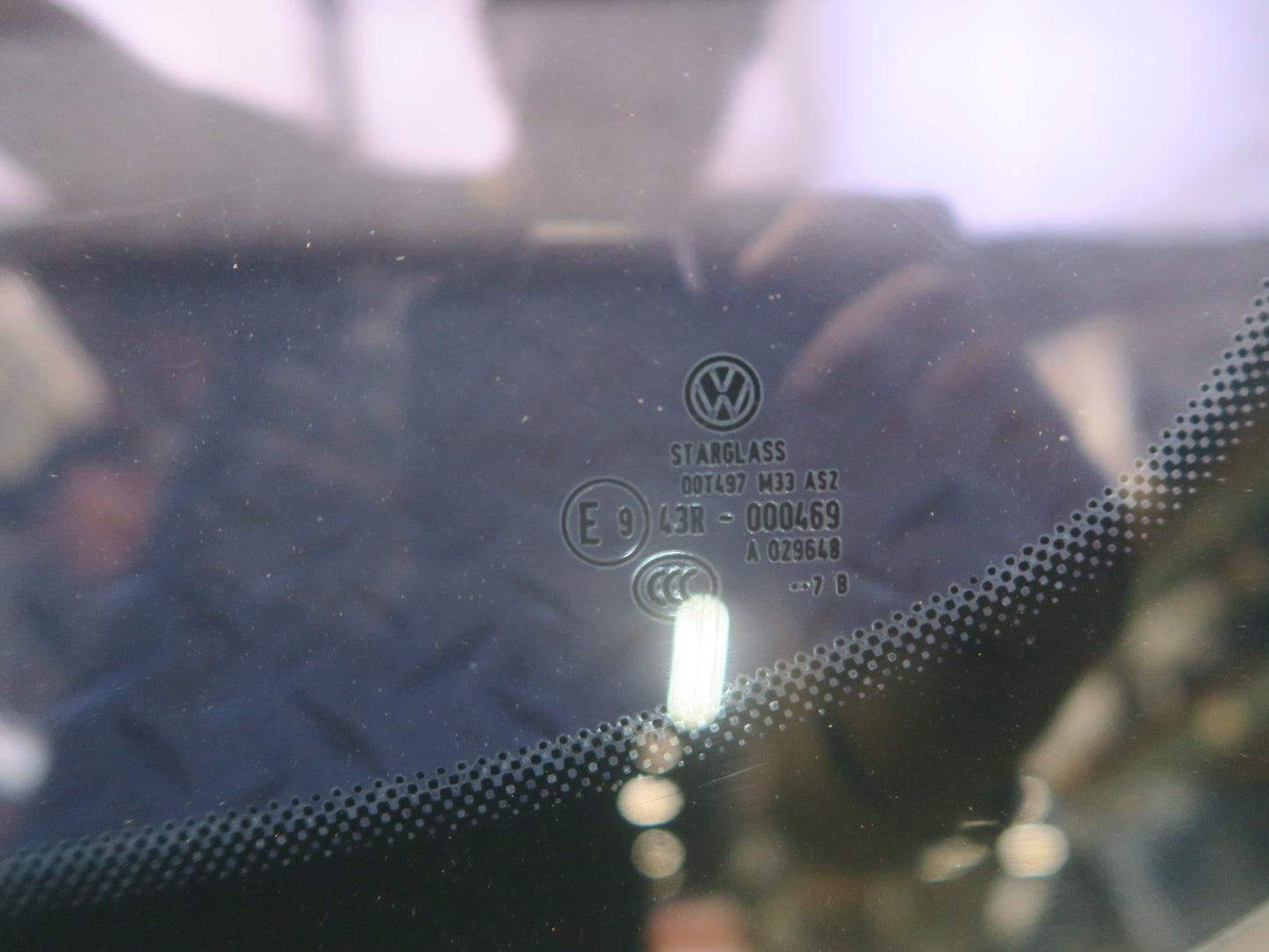 06-09 VW Golf MK5 R32 2DOOR Rear Left Quarter Glass Window OEM