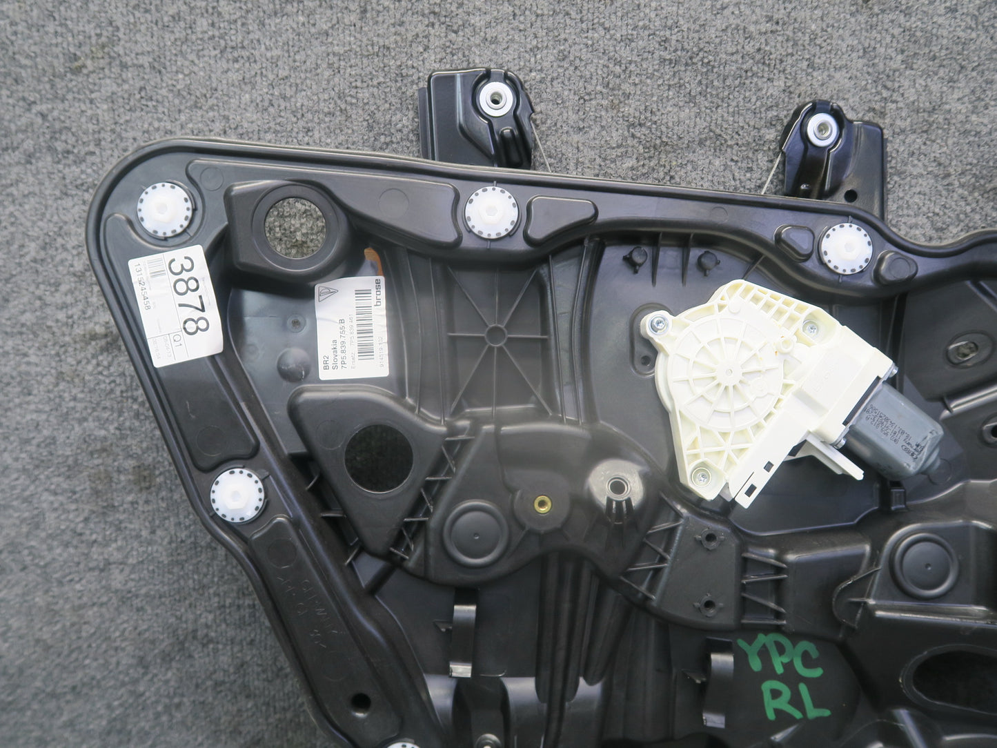 2011-2018 Porsche Cayenne 958 Rear Left Door Window Regulator w Motor OEM