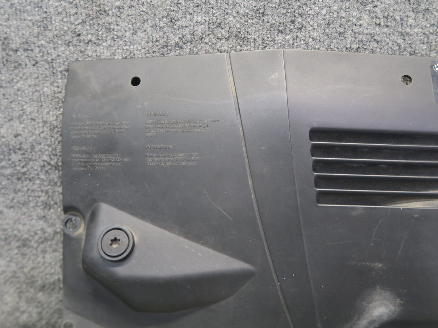 03-08 BMW E85 Z4 Engine Upper Trim Cover Panel OEM
